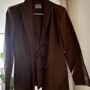 Vintage Brown Leather Jacket